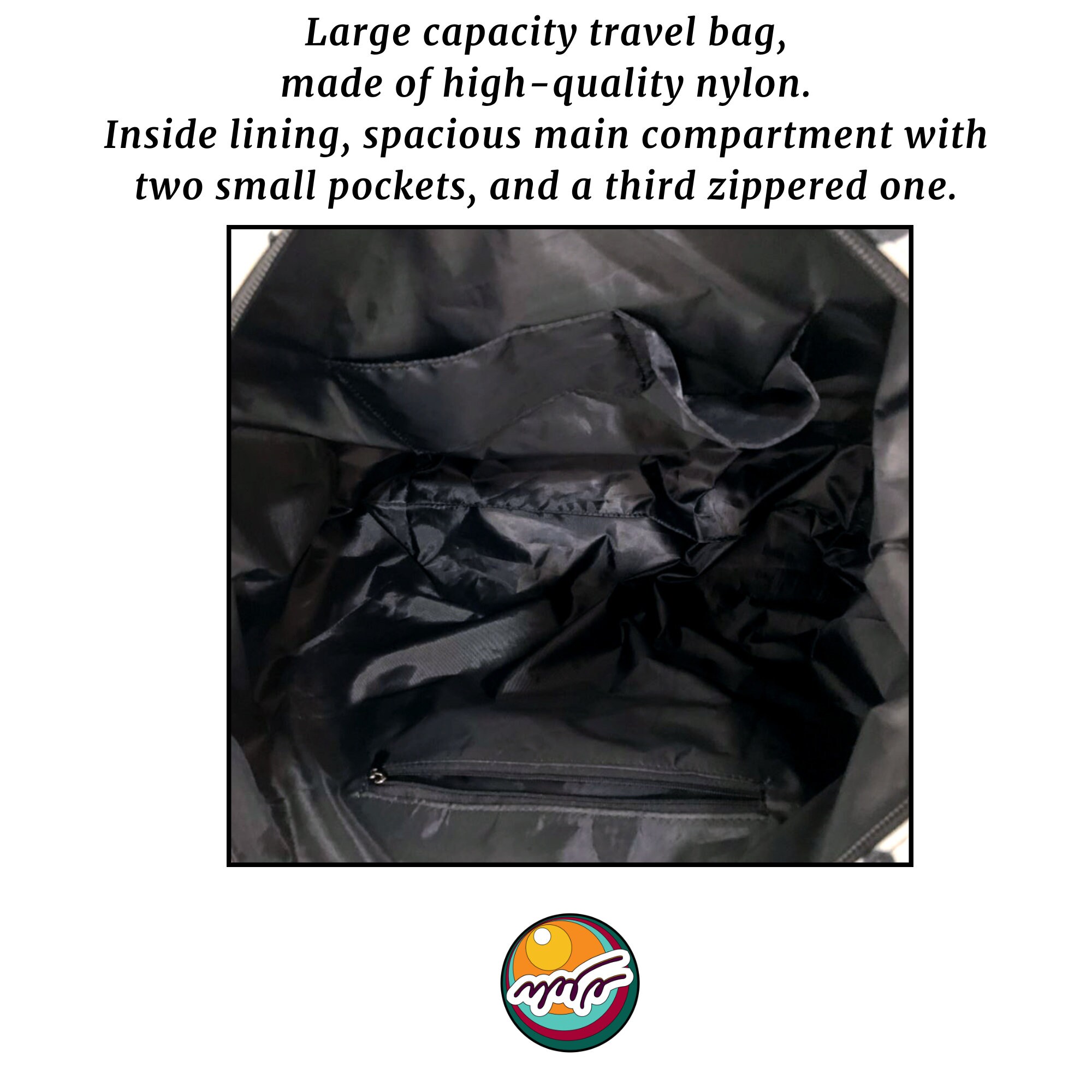 Sac à Cordon Mandala Fleur De Lotus – Léger, Imperméable, 36x42cm