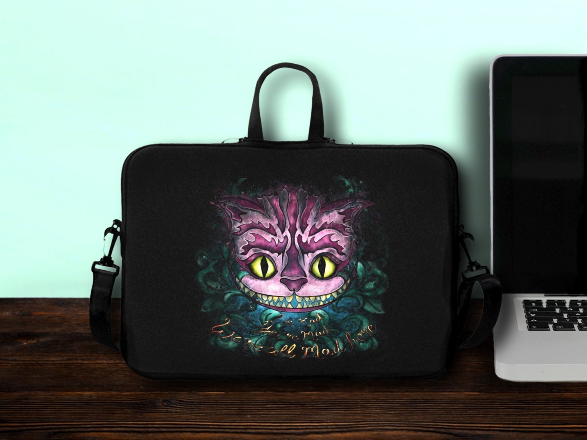 Laptop Shoulder Bag Bright Mushrooms Art Carrying Handbag Briefcase Sleeve Case 15.6 Inch Laptop Shoulder Bag Bright Mushrooms Art Carrying Handbag Briefcase Sleeve Case 15.6 Inch