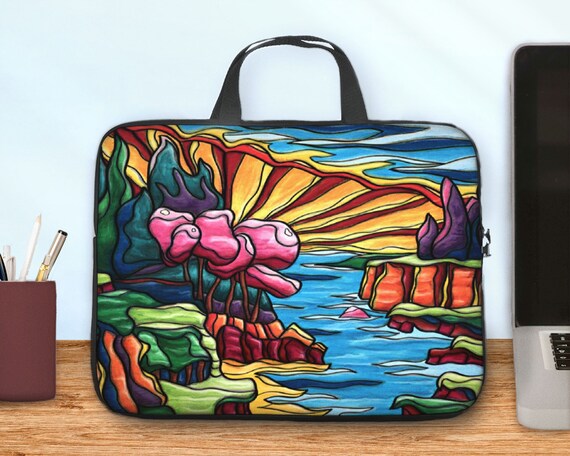 Colorado Laptop Bag Southwest Landscape Printed Neoprene Sleeve With Handles Colorful Tablet or Laptop Handbag Form 10 to 17 Inch Etsy Australia