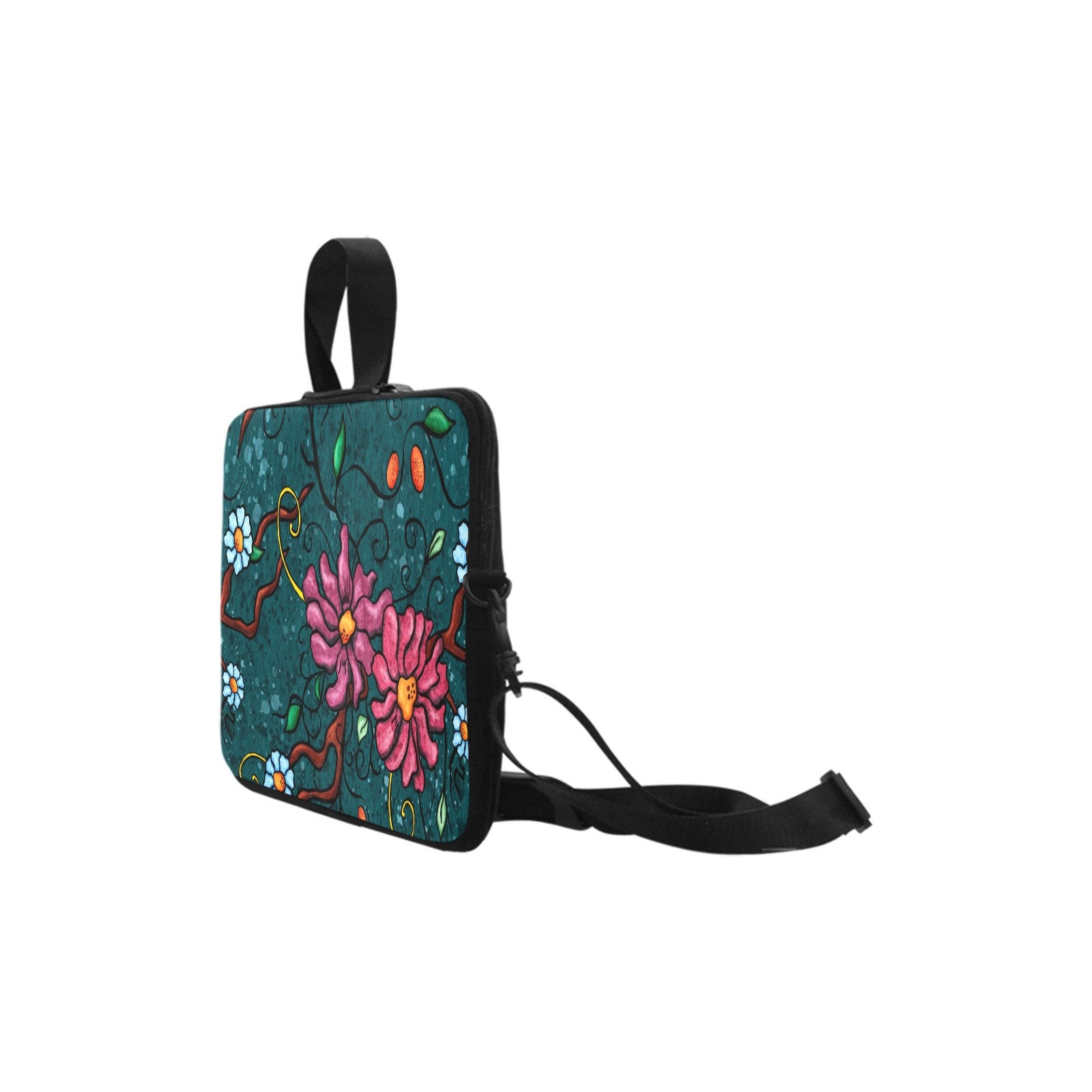 New Vintage Floral Printed Laptop Bag, Stylish Casual Laptop Bag, Cute And  Sweet Women's Bag, Simple Business Laptop Briefcase, Multifunctional  Business Document File Storage Bag, Mobile Phone Bag, Camera Bag - Temu