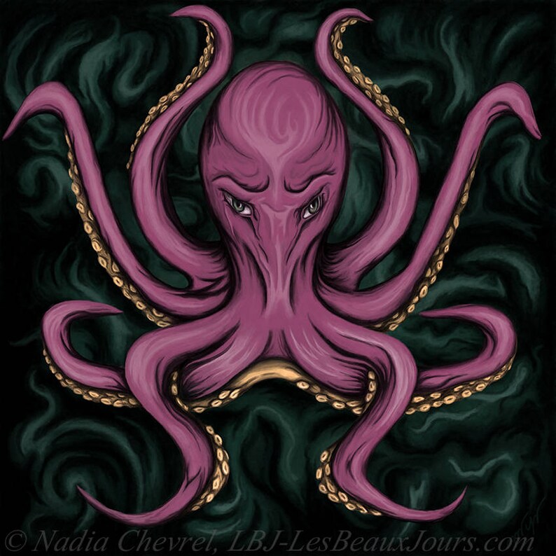 Bag Tote groceries free shipping tote bag-black pattern Octopus print Octopus squid giant art Octopus Octopus tote bag art gift