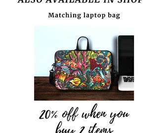 Tappetino Mouse Subacqueo - Design Marino Con Pesci E Coralli