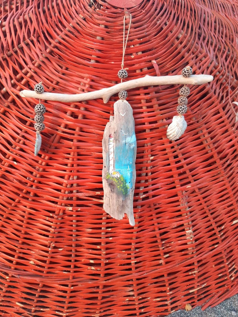 Driftwood, Driftwood Art, Painted Driftwood, Beach Decor, Beach Art