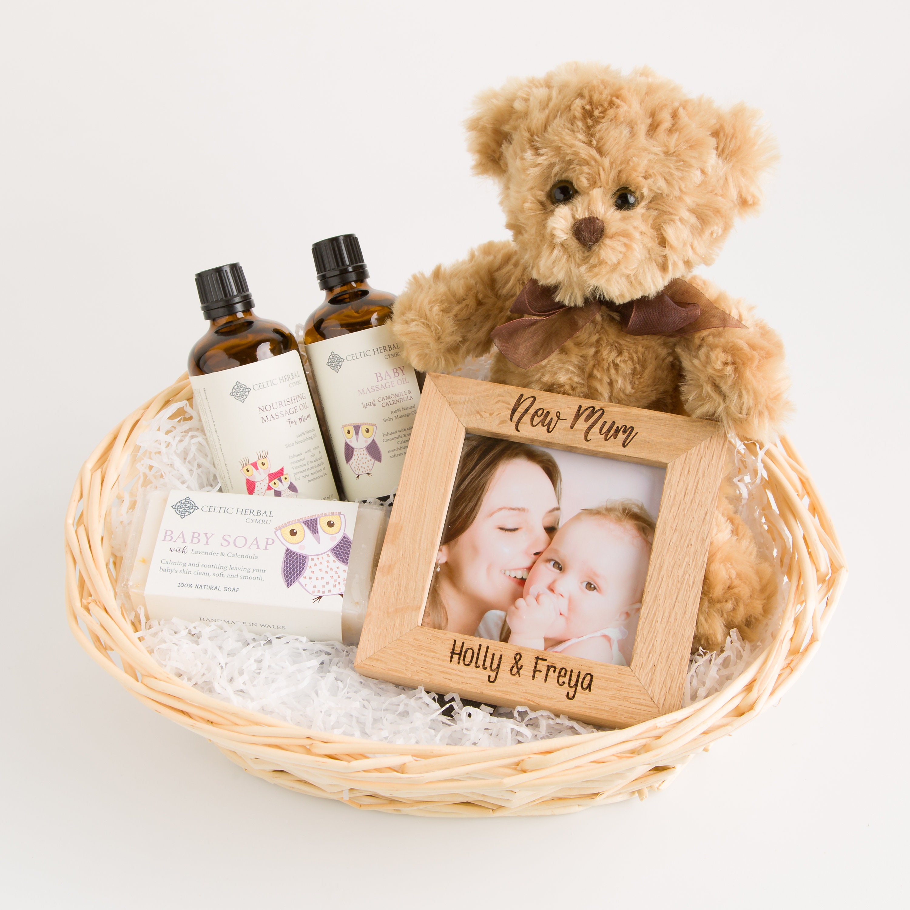 Personalised Pamper New Mum and Baby Gift Basket Hamper Baby