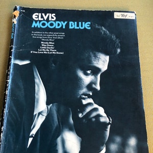 Elvis Moody Blue book and sheet music