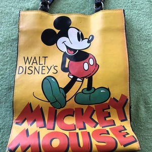 Bolso de mano de vinilo de Mickey Mouse