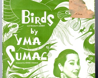Birds and Najala&#39;s Lament by Yma Sumac 45 rpm vinyl