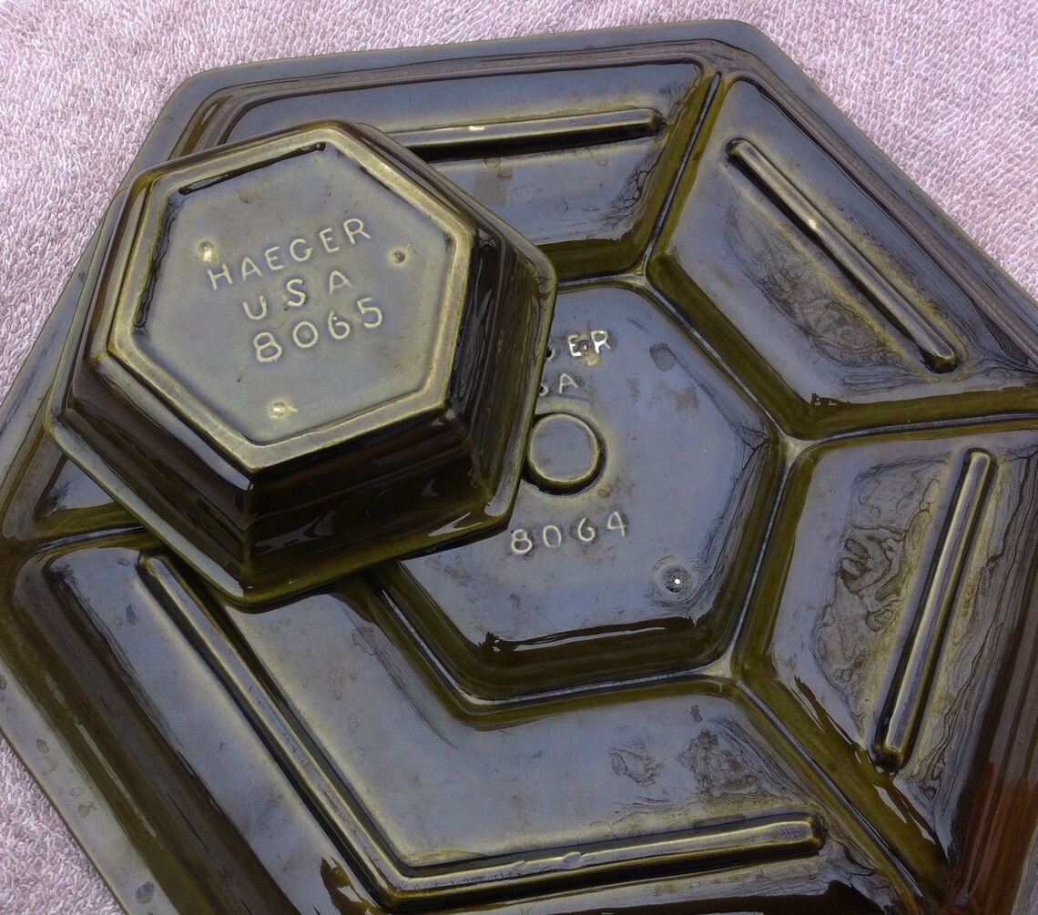 Haeger Large Condiment Plate With Removeable Center Etsy