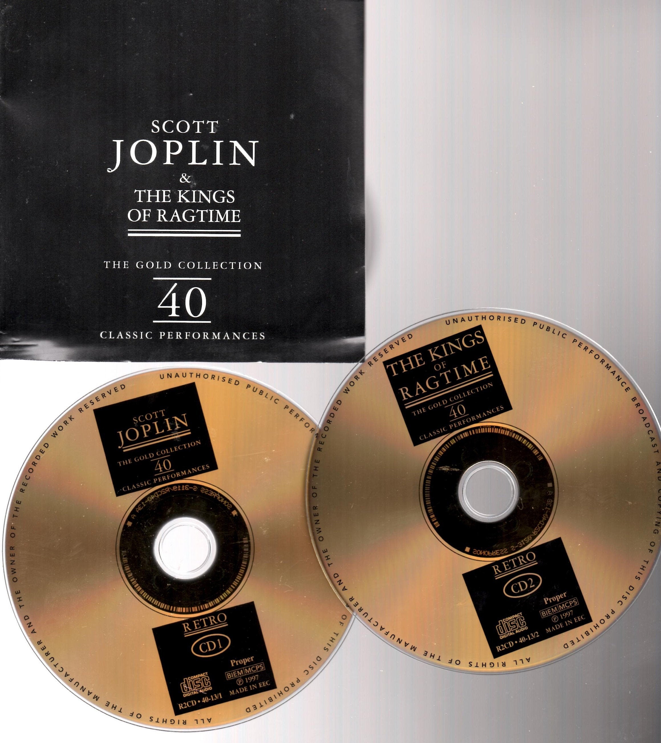 Scott Joplin & the Kings of Ragtime Gold Collection 40 