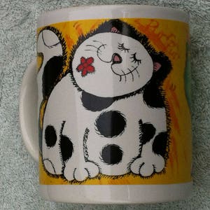 SEI Sneakered Cats coffee mug