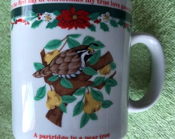 Tienshan Deck the Halls holiday mug set, 12, boxed