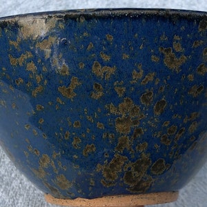 Bowl blue with galactic art