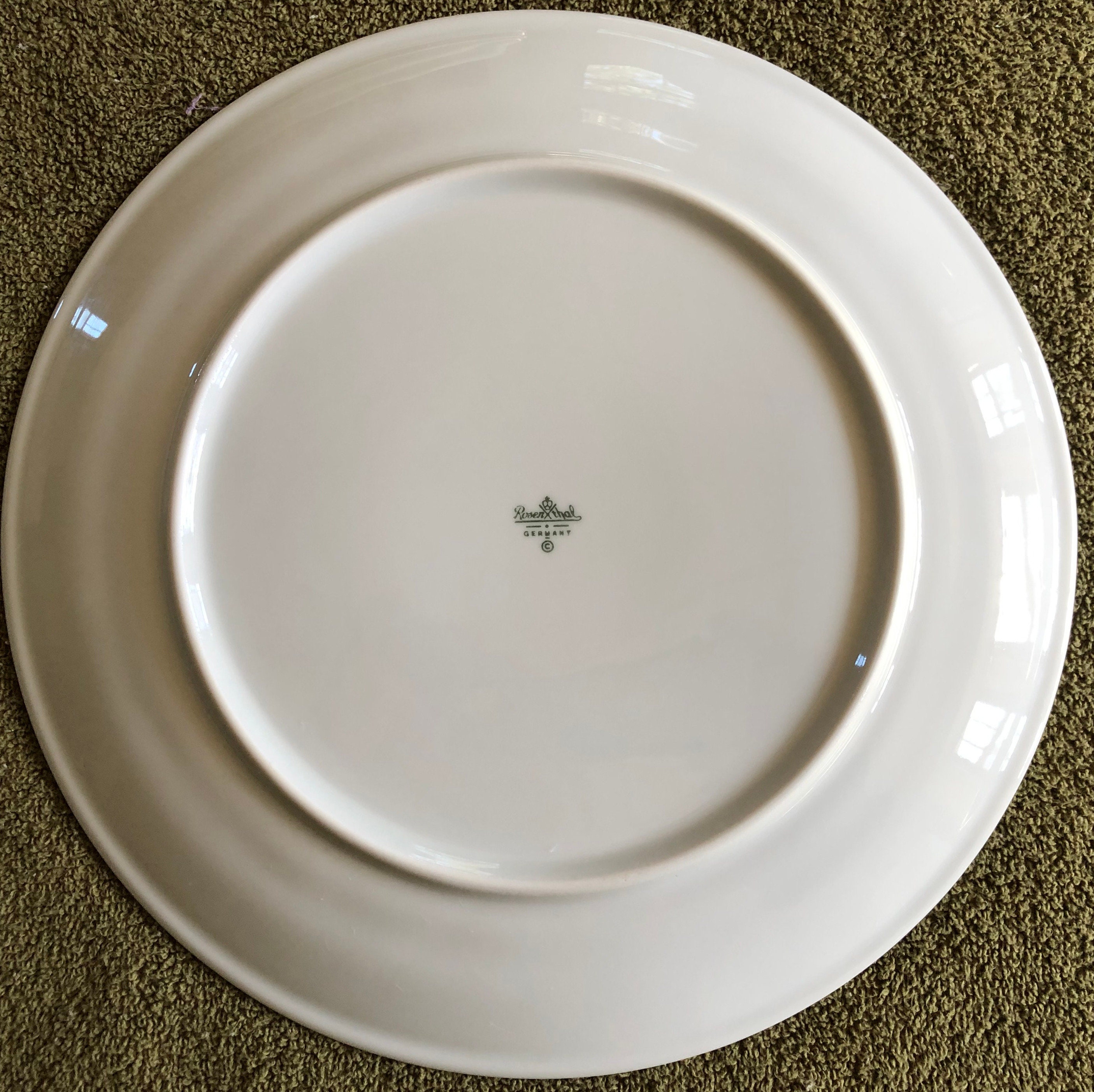 Rosenthal Germany Dinner Plates 4 Autographed Etsy