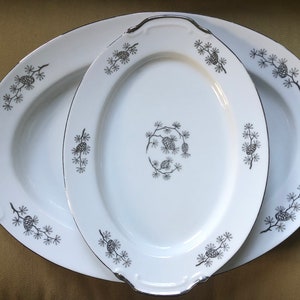 Matsu 1453 by Princess China Japan oval platters (2)