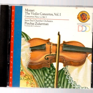 Mozart: Violin Concertos 1,2,3- Zukerman CD