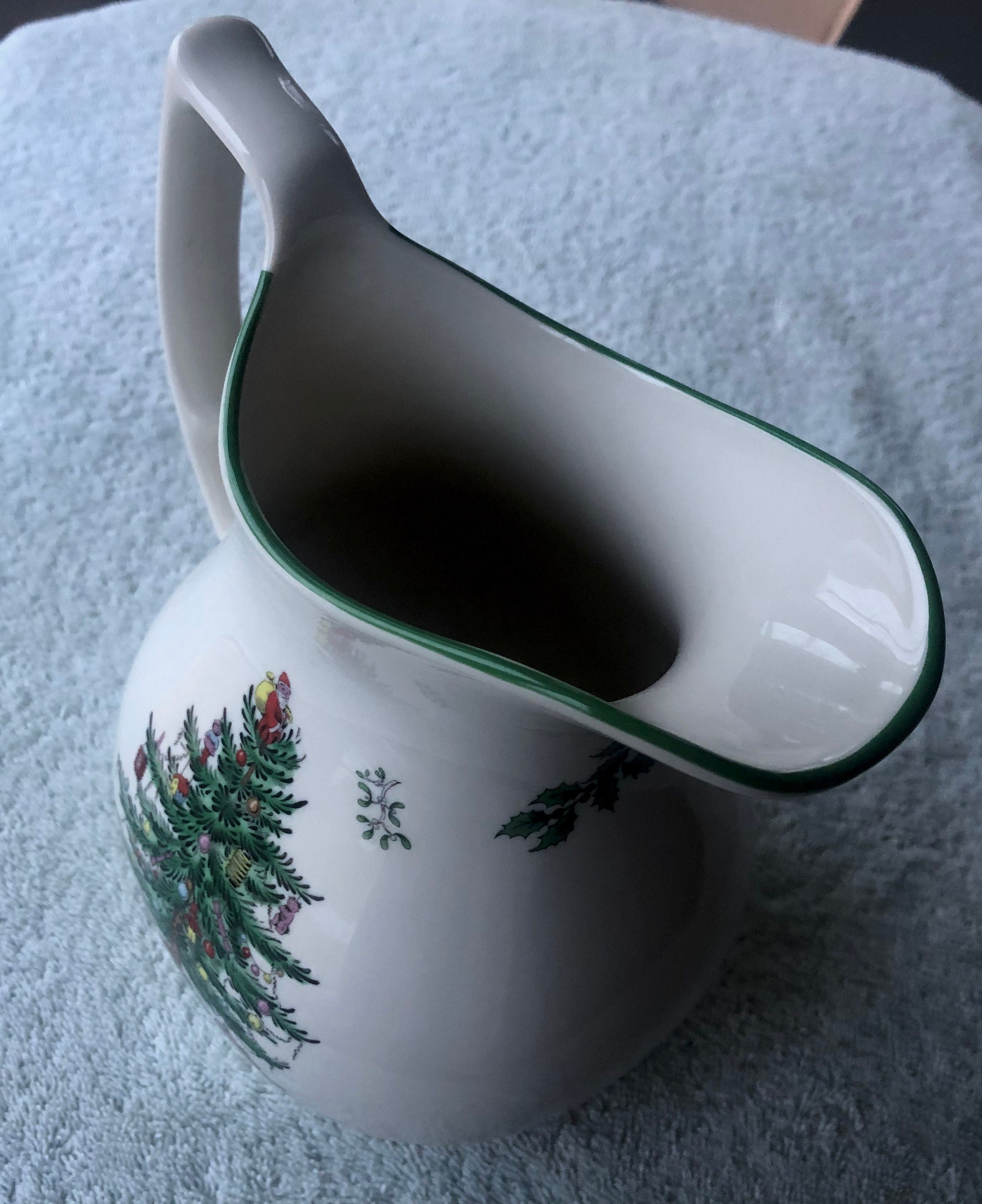 Tree Pitcher Spode Christmas Tree Pitcher, New - Etsy