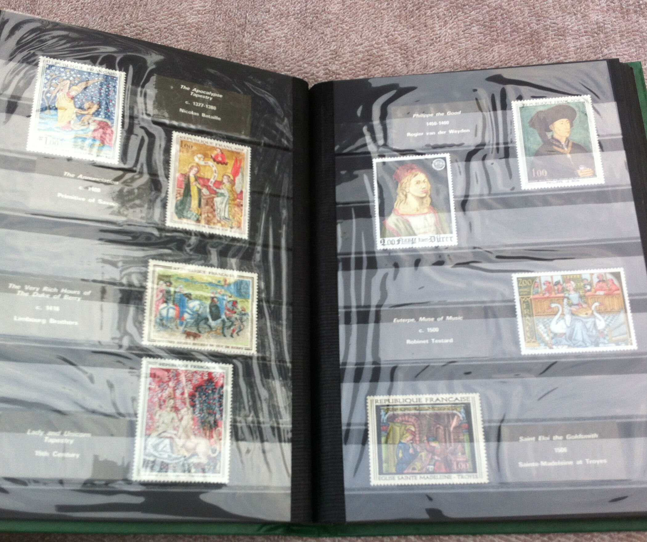 French Art stamp assembly Kenmore Stamps mint Etsy