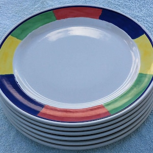 Oneida Classic 01-03b large dinner plates (6)
