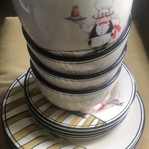 Le Chef Tabletops Gallery pasta china 3 place setting for 4 (12 pcs)
