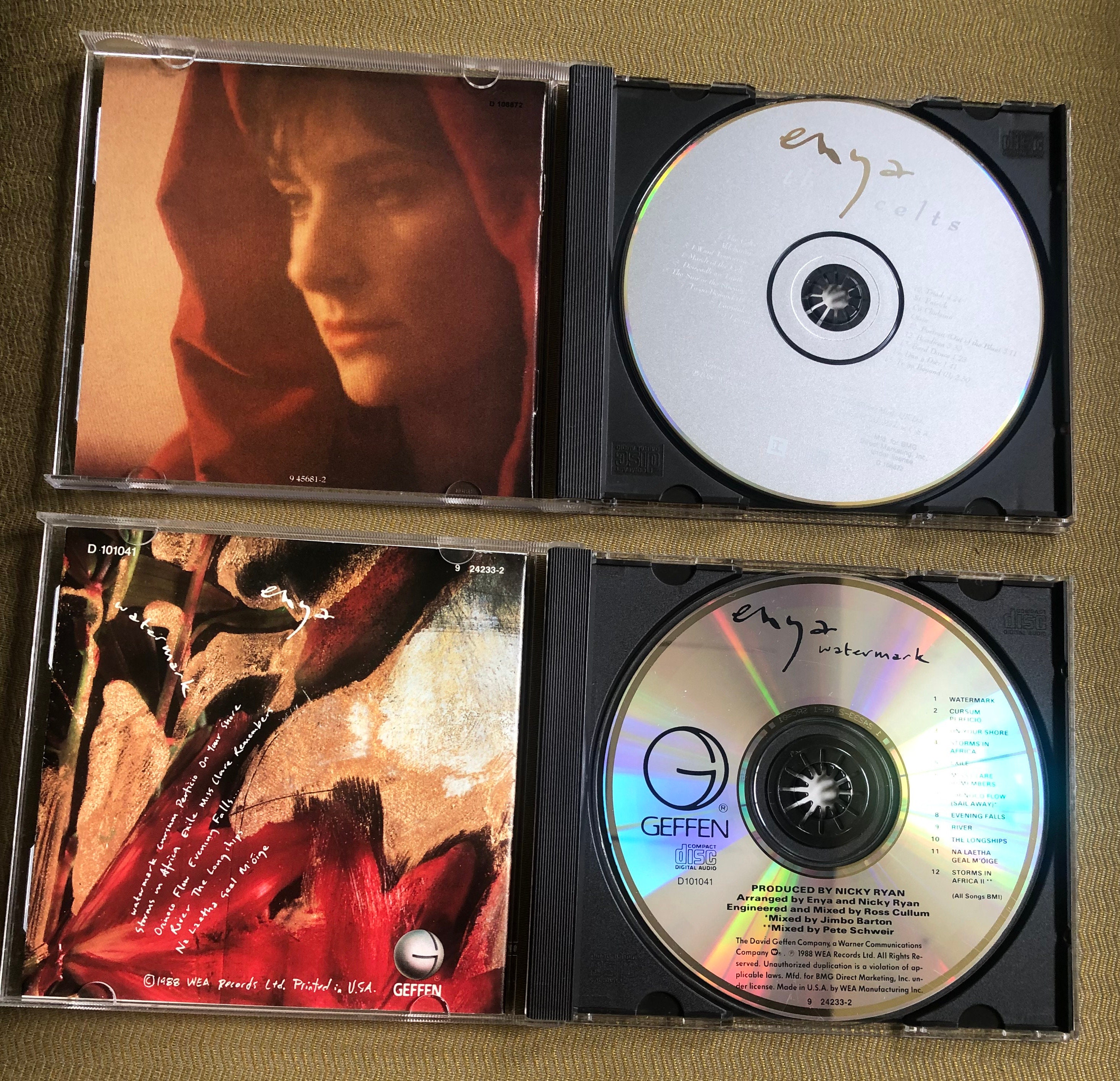 Enya Cds (2), the Celts, Watermark - Etsy