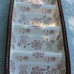 Napa Pottery Signature Housewares stoneware crudite plate