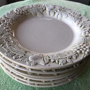 Vineyard by Euro Ceramica dinner plates (6), Portugal