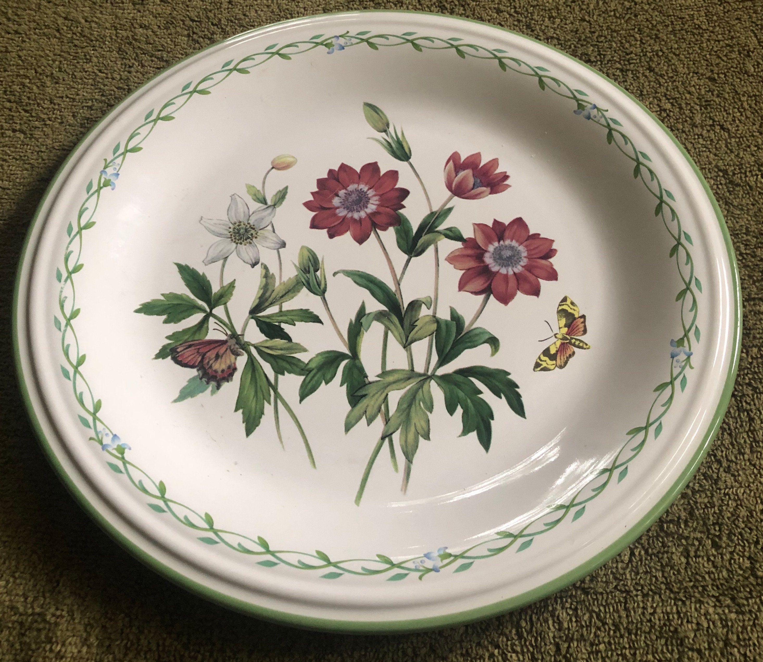 スタジオノバ ガーデンブルーム ディナープレート 4枚セット Studio Nova Garden Bloom Round Platters (2) - Etsy