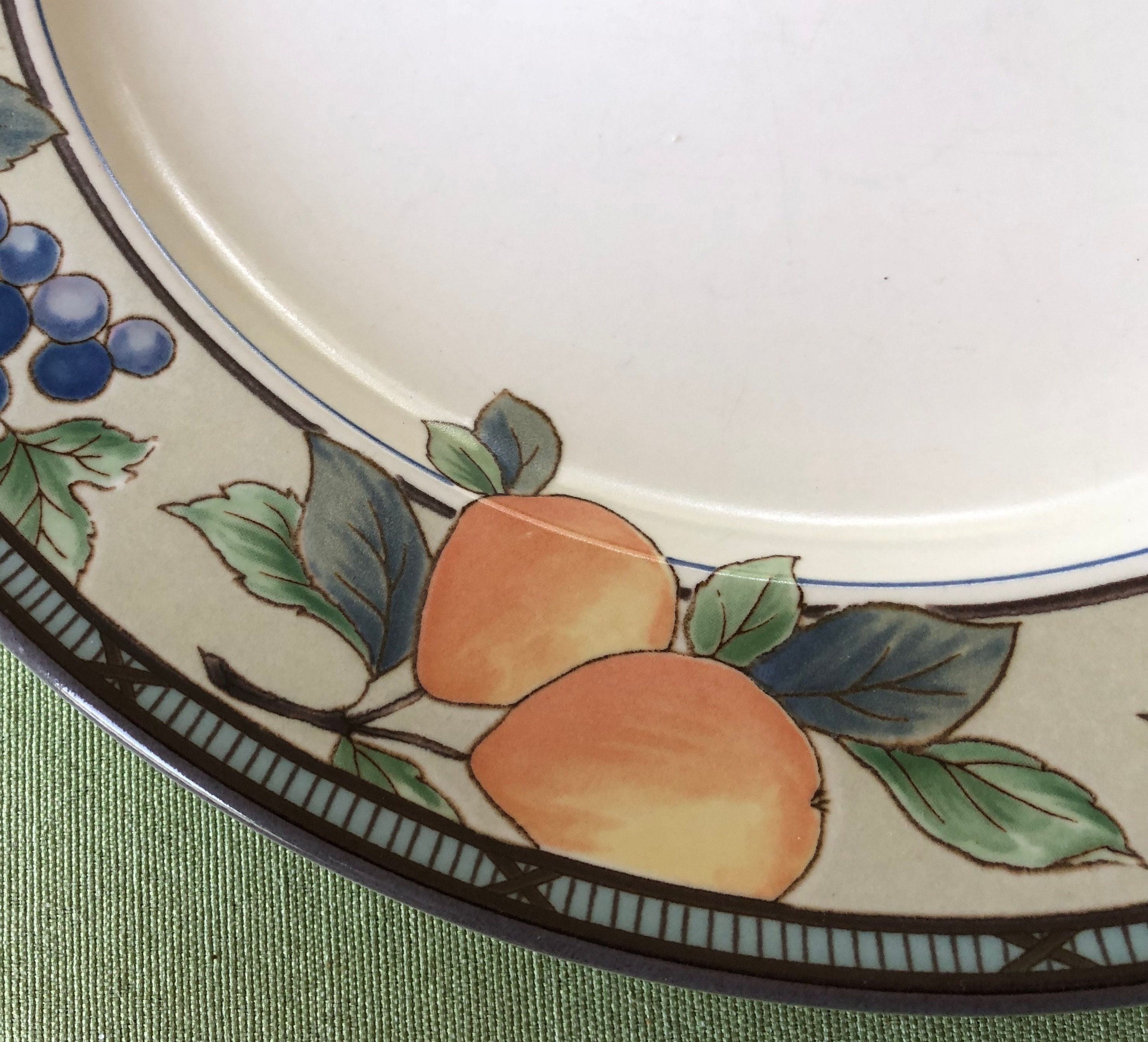 Mikasa Garden Harvest Dinner Plates (7) - Etsy