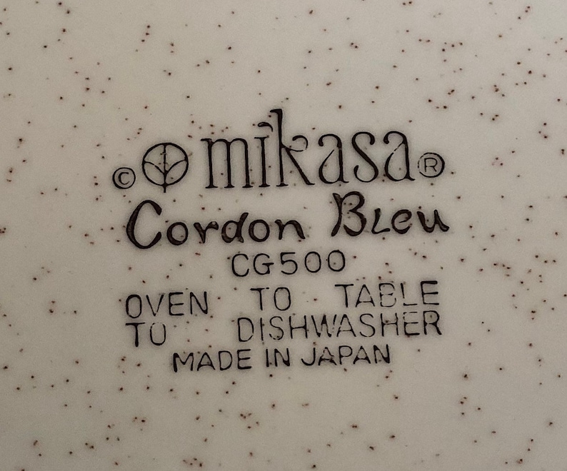 Mikasa Cordon Bleu Dinner Plates 8 Etsy