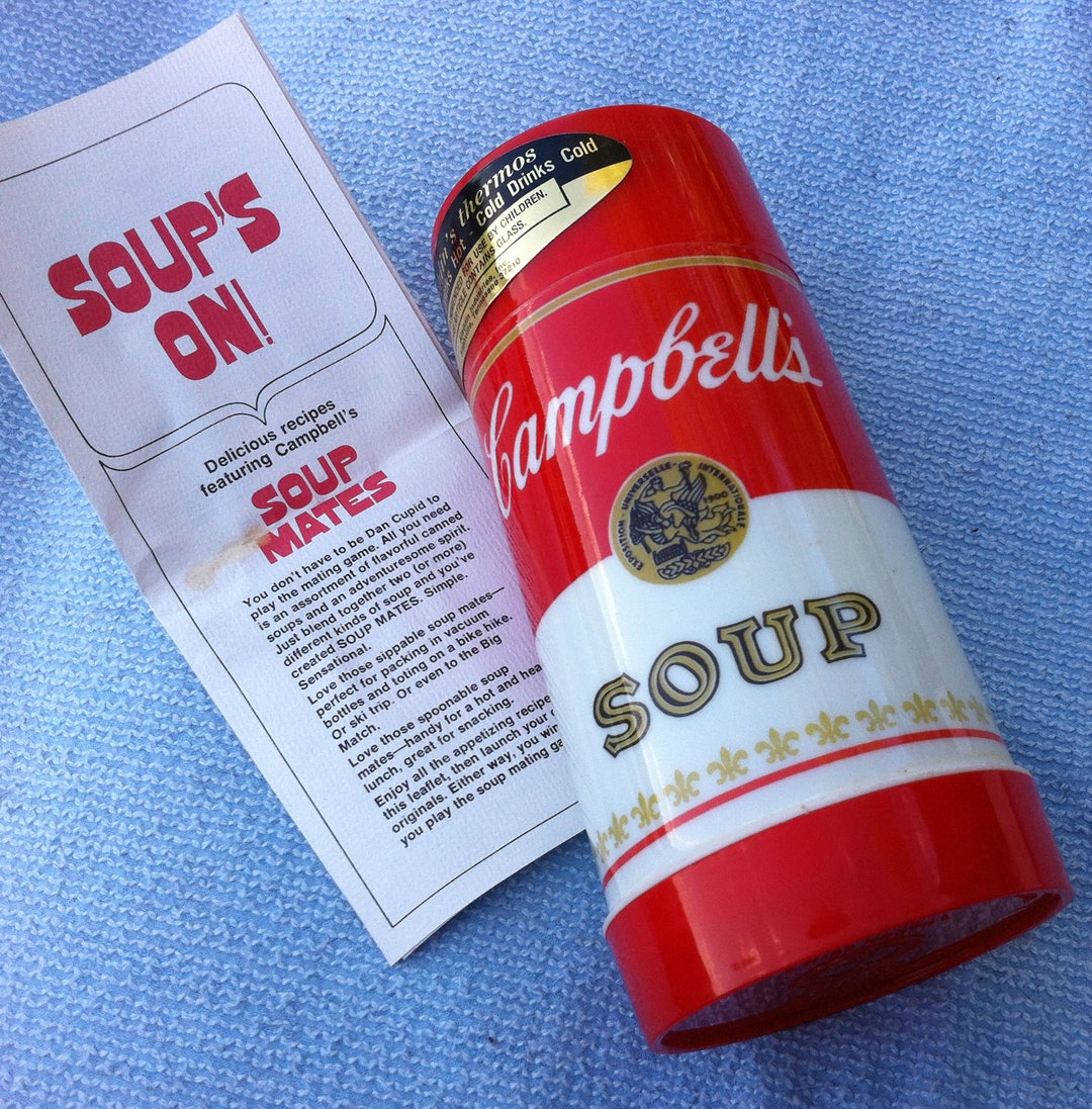 Aladdin Industries Nashville Campbell Soup Logo Thermos Etsy