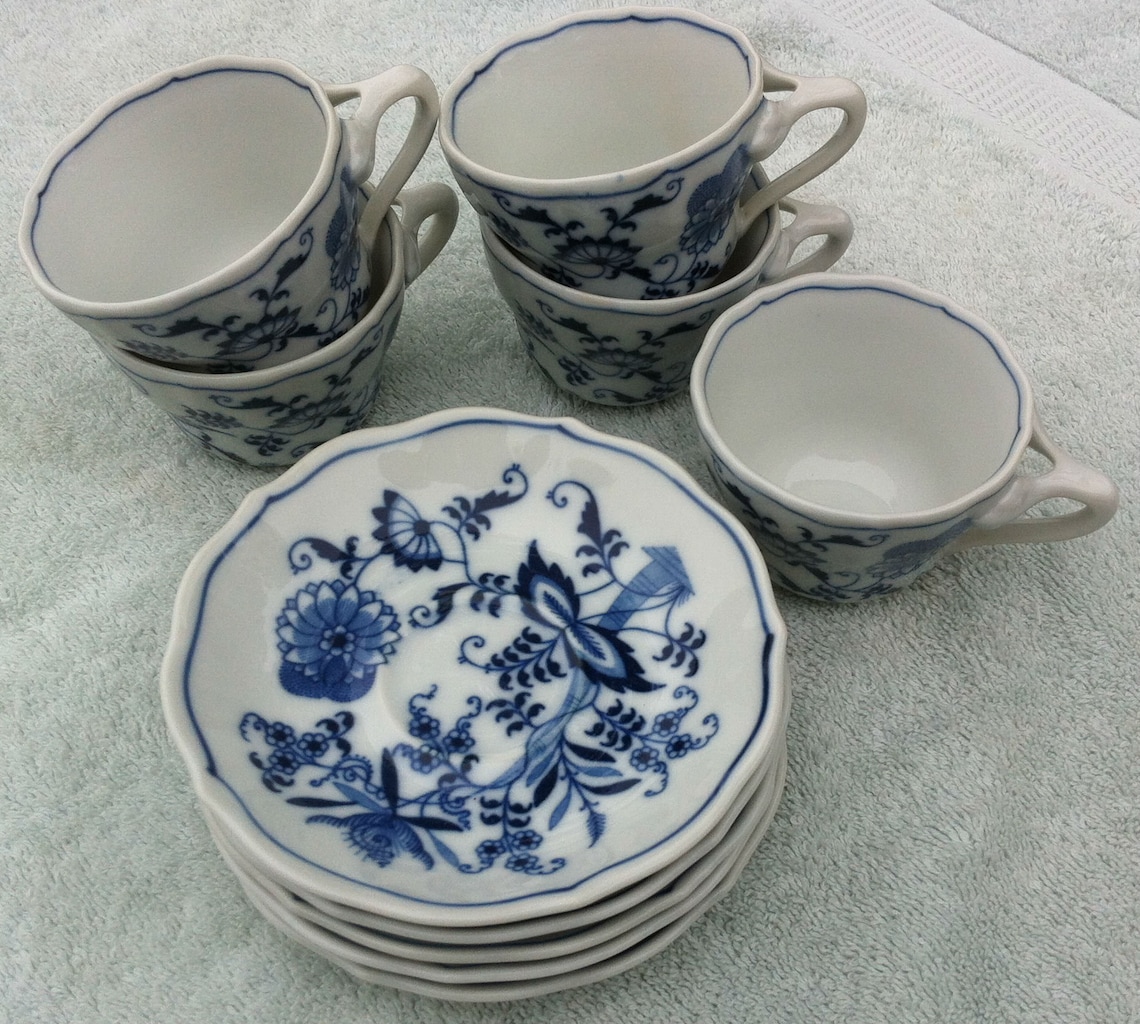 blue danube cup and saucer