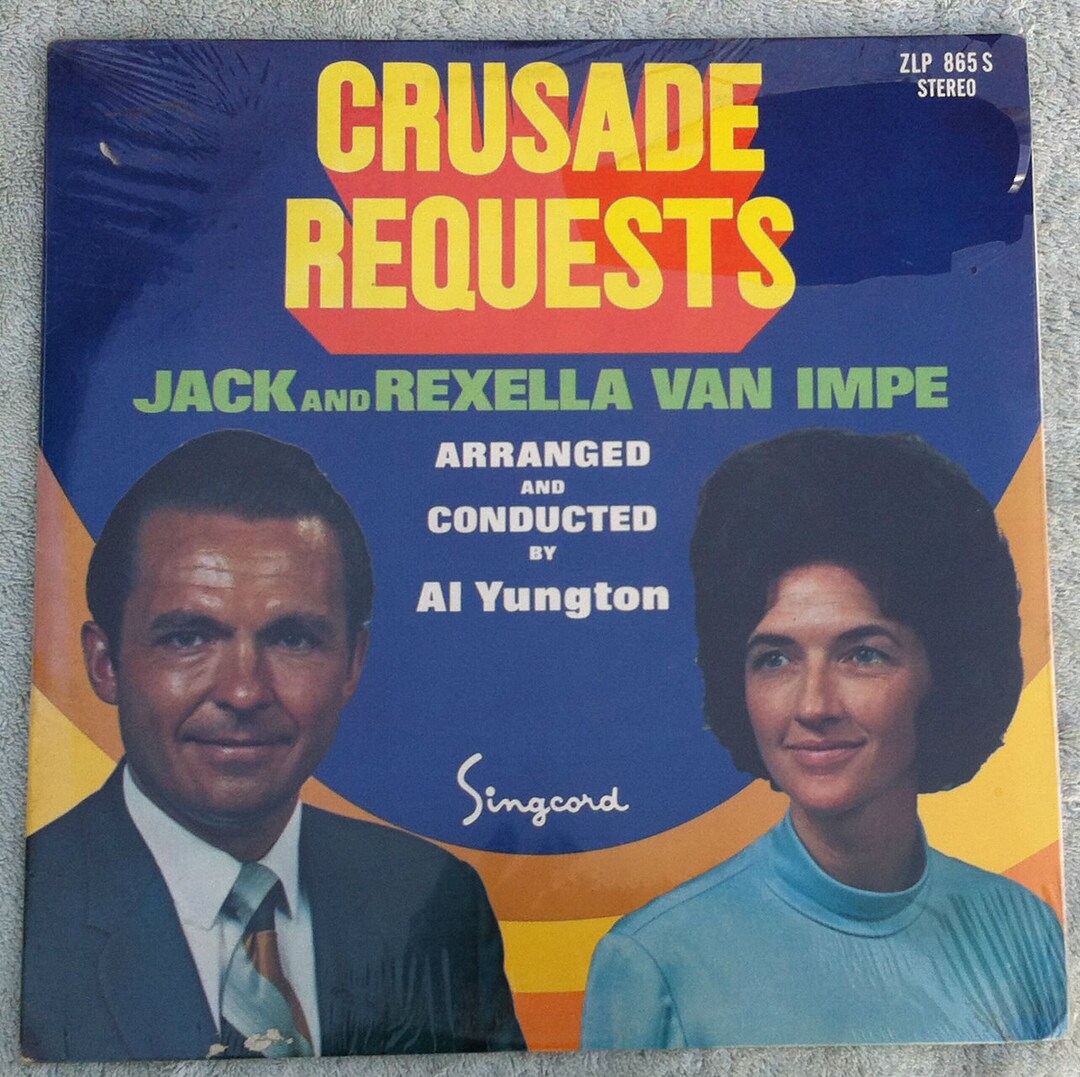 Crusade Requests Jack Van Impe Singcord LP Album, New Etsy