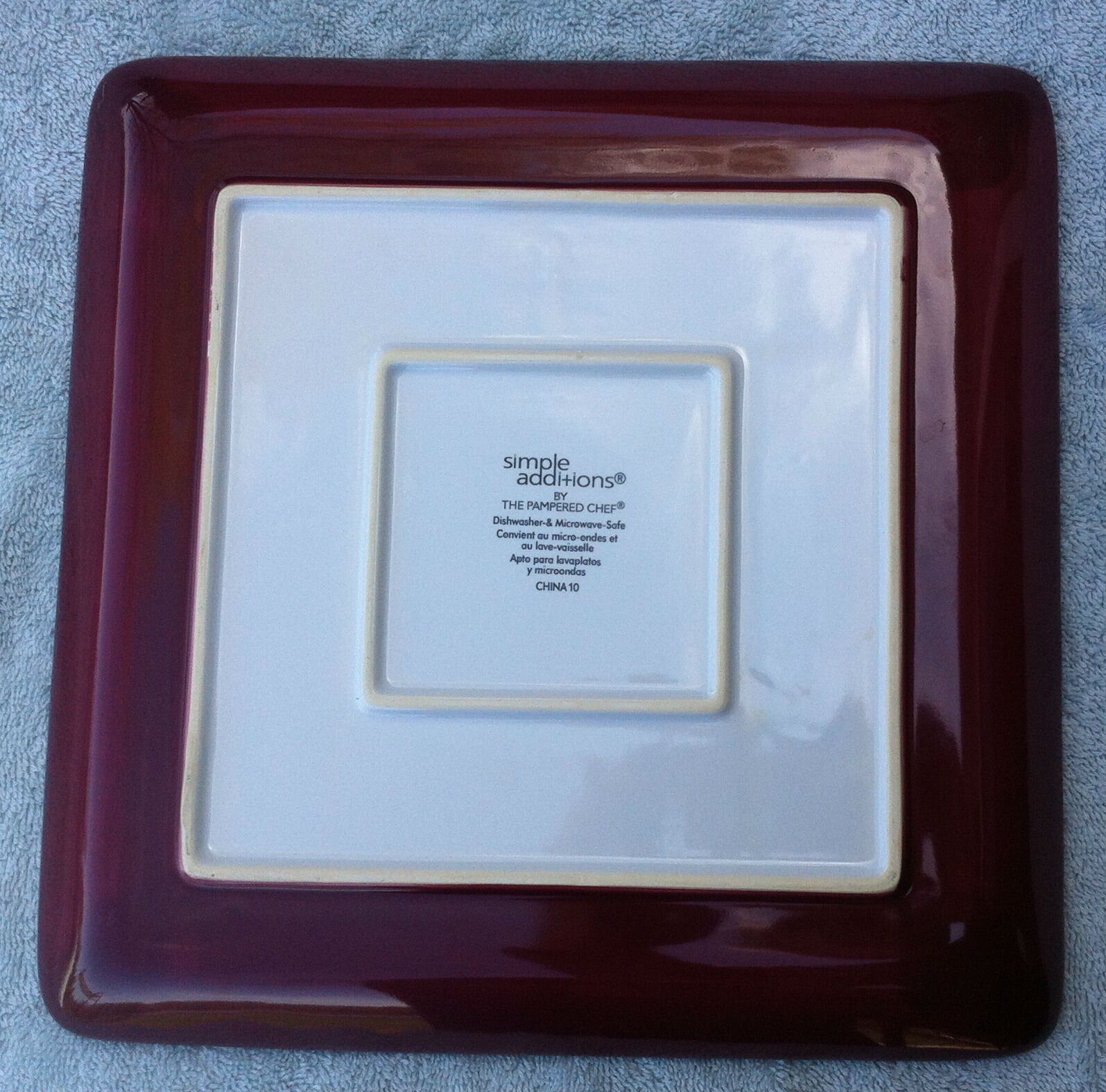 Simple Additions by the Pampered Chef Dinner Plates 10 Etsy UK