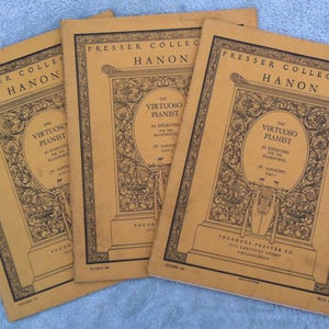Presser Collection HANON The Virtuoso Pianist 60 Exercises for the Pianoforte, 1,2,3