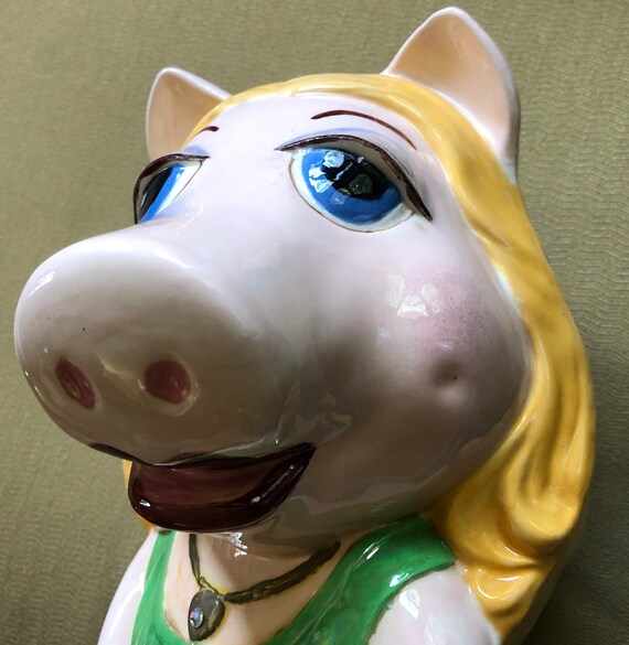 Miss Piggy in Formal Attire Ceramic Figurine - Etsy