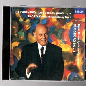 Stravinsky: Le Sacre du Printemps (The Rite of Spring) / Shostakovich- Symphony No. 1,Op. 10 ~ Solti