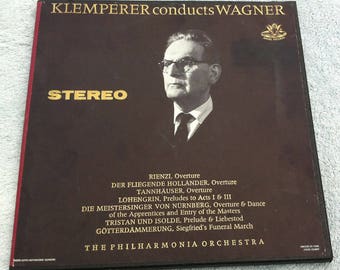 Klemperer conducts Wagner LP album