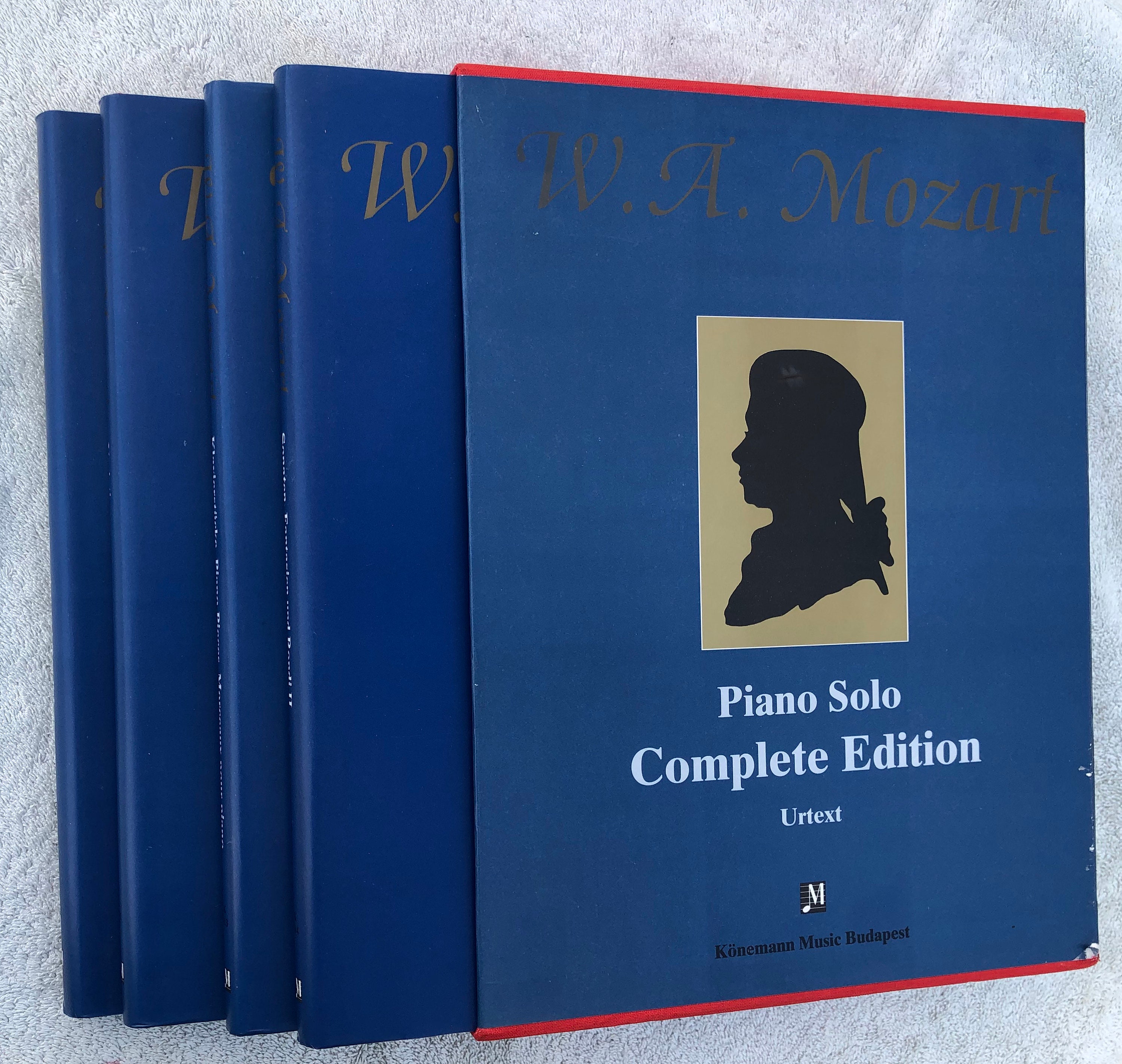 W.A. Mozart Piano Solo Complete Edition Urtext - Etsy