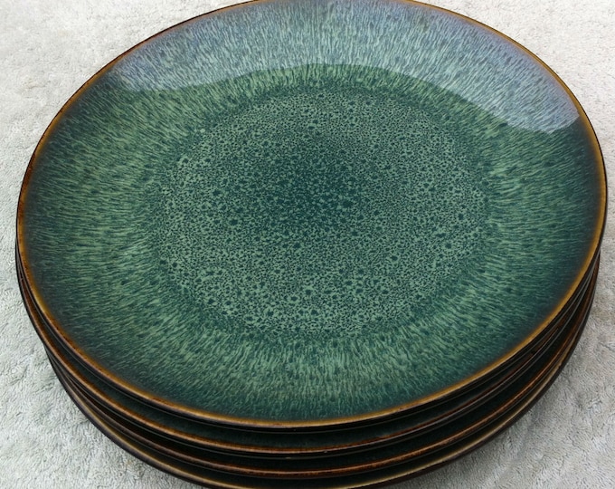 Threshold Belmont Green Stoneware Dinner Plates 4 Etsy
