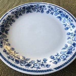 Blue Chintz by Farberware round platter