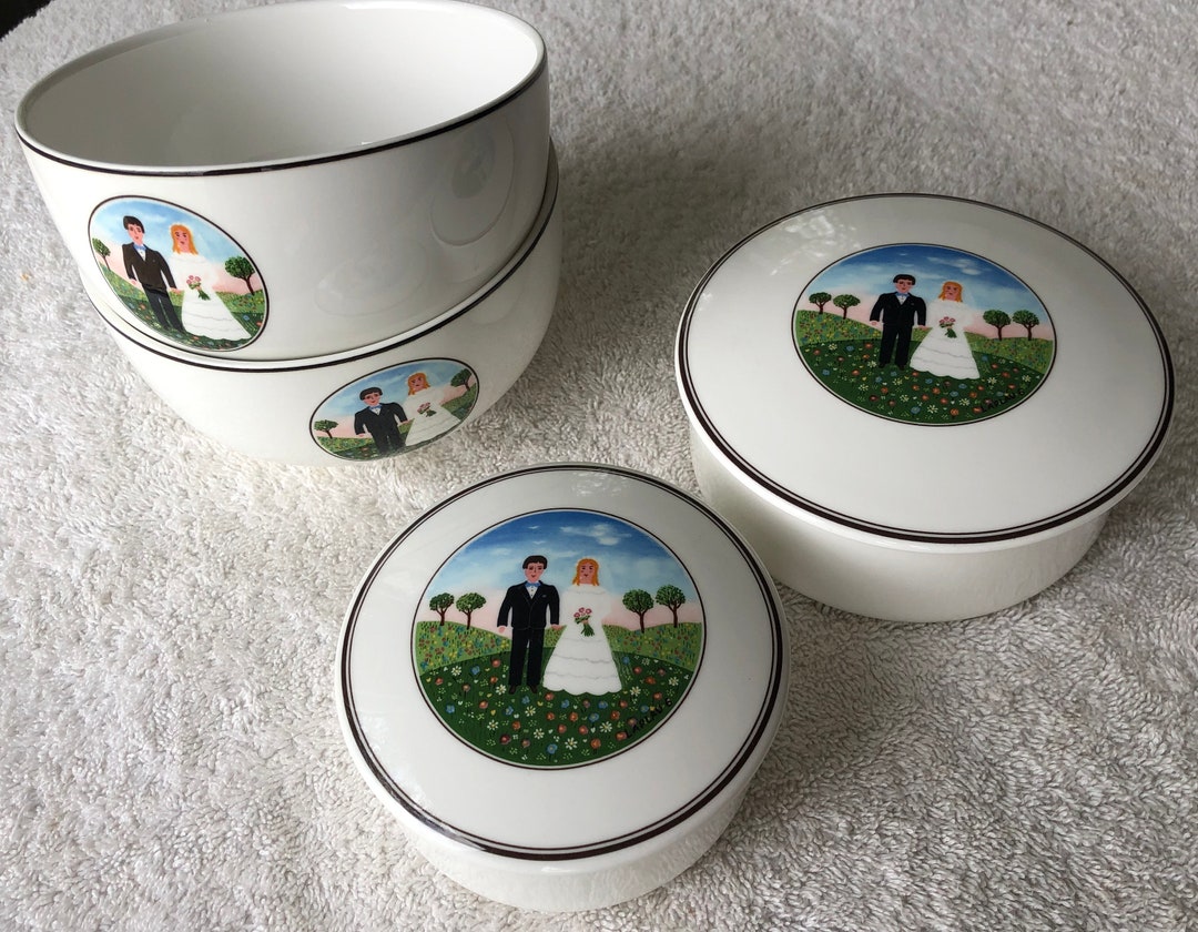 Villeroy & Boch Naif Wedding Bowls - Etsy