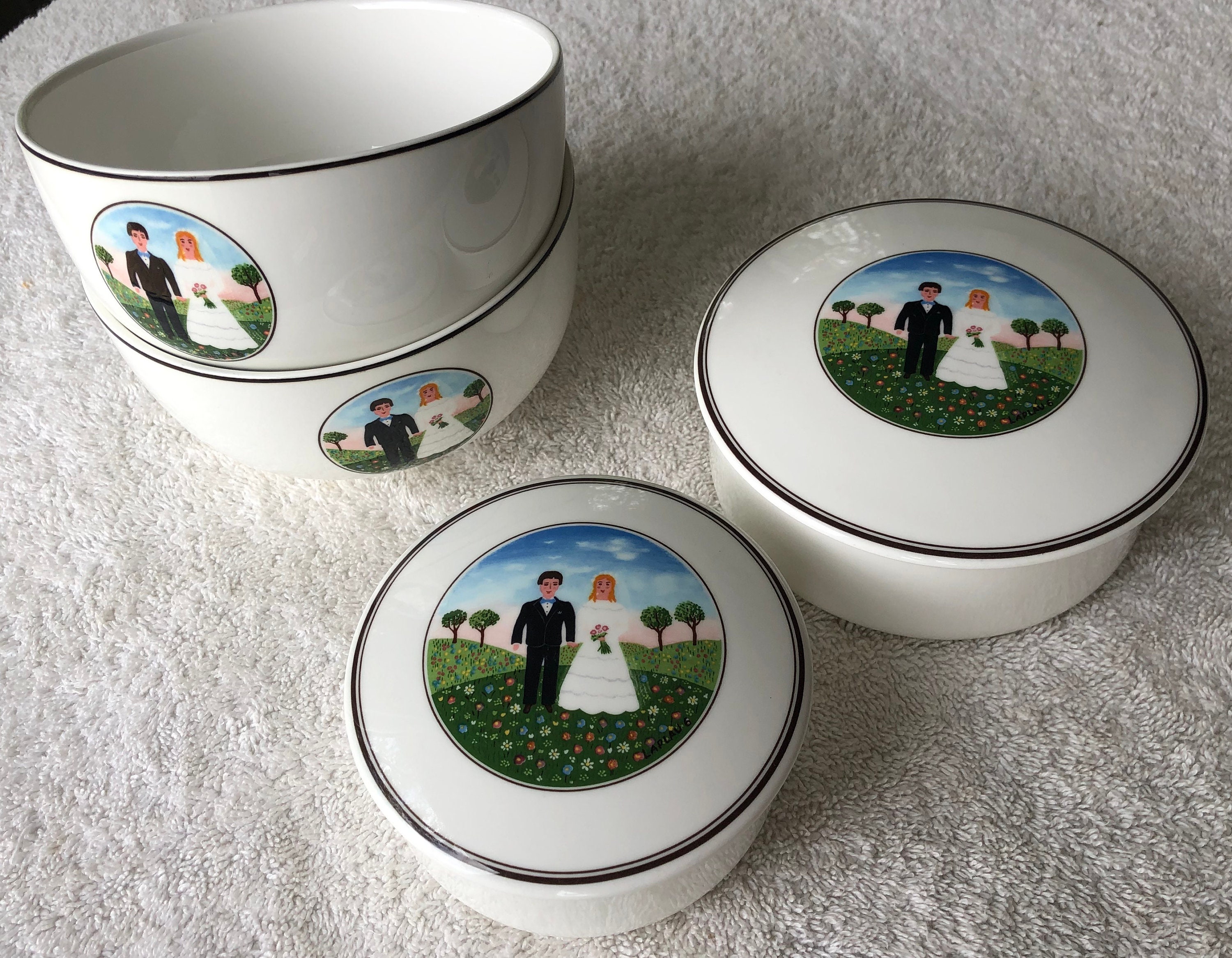 Villeroy & Boch Naif Wedding Bowls - Etsy