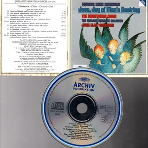 Beruhmte Chore Von Bach-The Monteverdi Choir With The English Baroque Soloists CD
