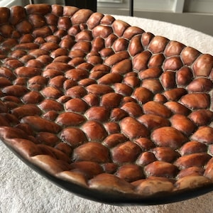 River rock large oblong centerpiece