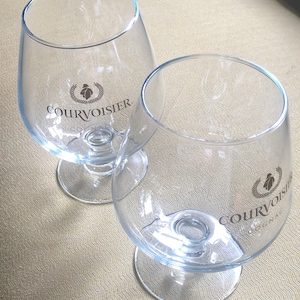 Courvoisier cognac glasses (large) 2