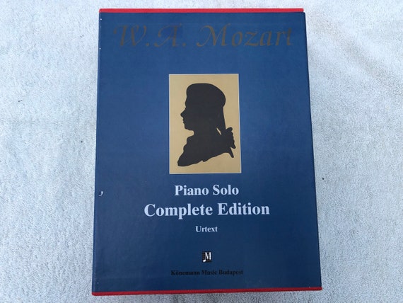 W.A. Mozart Piano Solo Complete Edition Urtext - Etsy