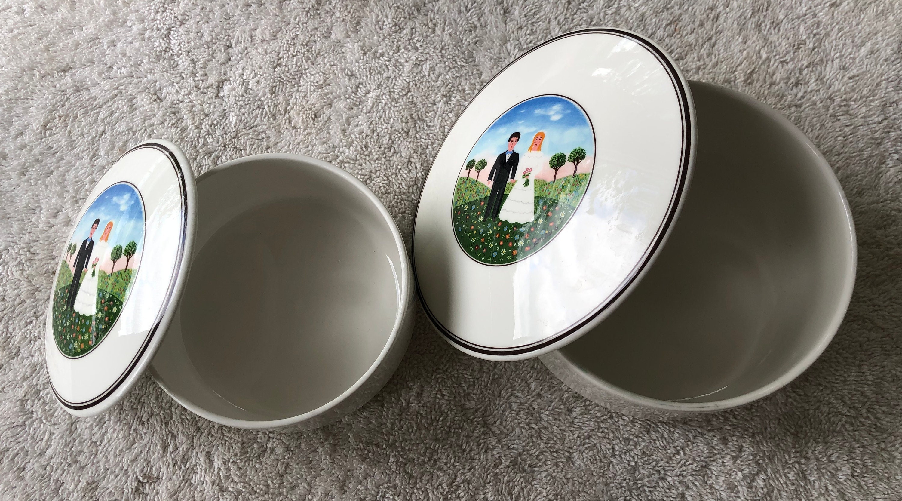 Villeroy & Boch Naif Wedding Bowls - Etsy