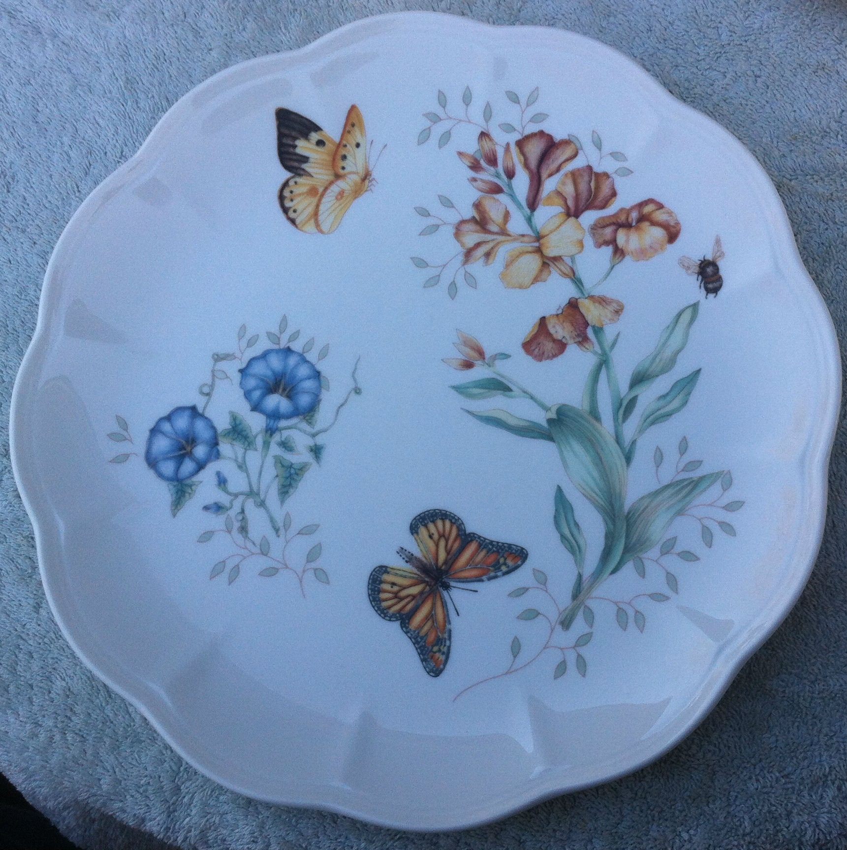 Lenox Butterfly Meadow decorative plates 4 different Etsy