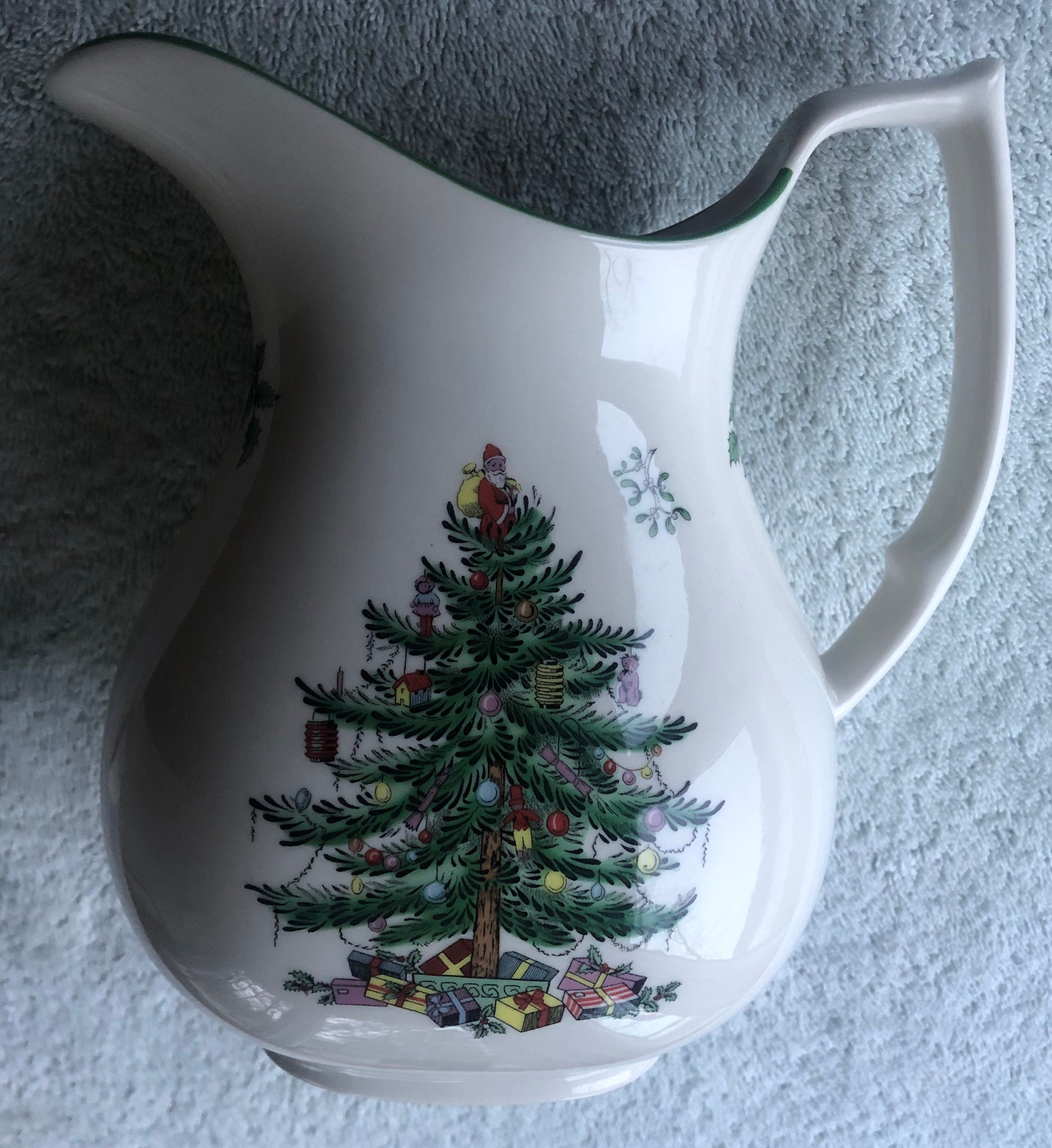 Tree Pitcher Spode Christmas Tree Pitcher, New - Etsy
