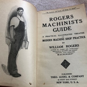 Rogers Machinist&#39;s Guide softback book
